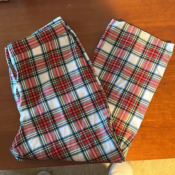 JCrew Willa Cropped Flair Stewart Plaid Wool Pants - Picture 2 of 4